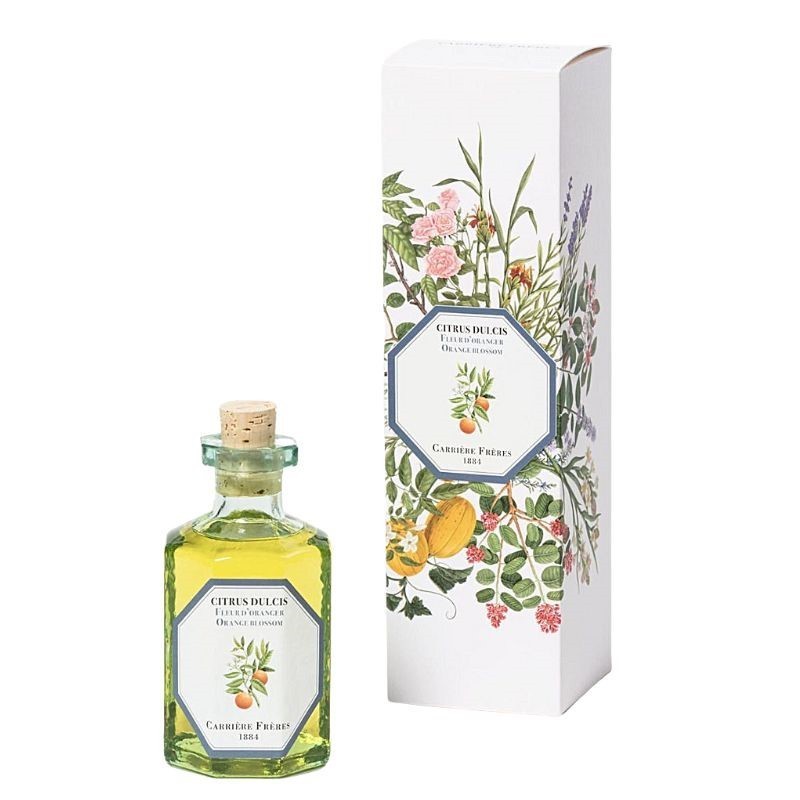 Fleur d'oranger - Diffuseur - Carriere Frères (200 ml) Ode estivale à la légèreté, à la féminité.