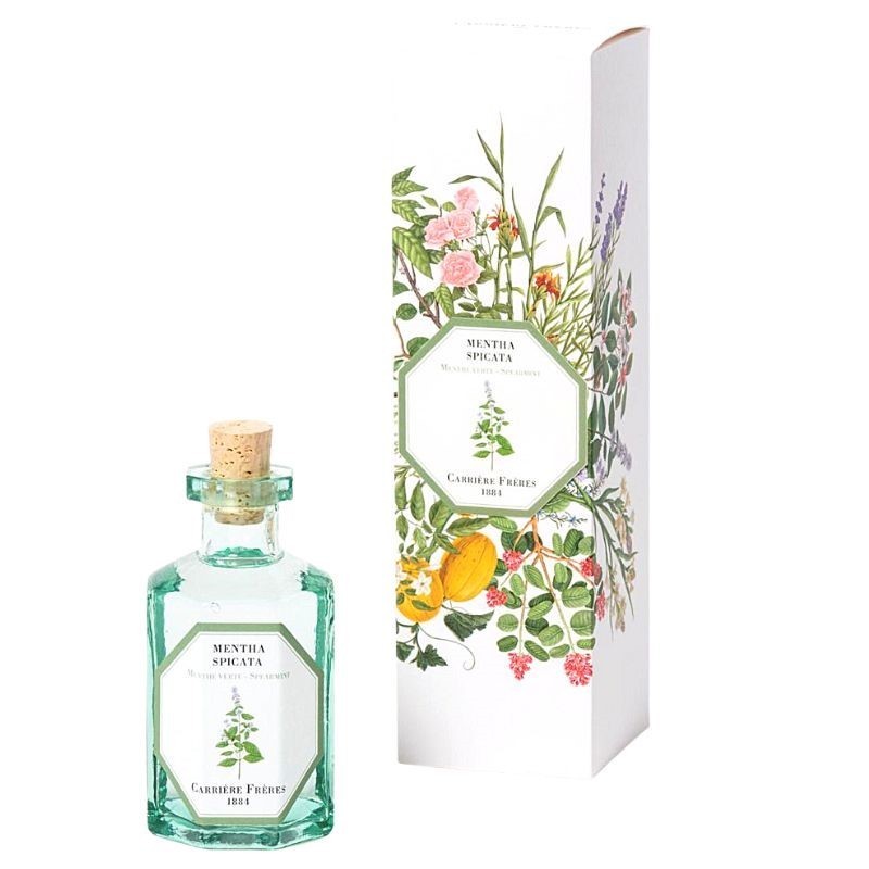 Menthe - Diffuseur - Carriere Frères (200 ml) Parfum herbacé, frais et vert, écocation de l'Afrique du nord