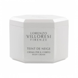 Teint de Neige - Crème pour le corps - Villoresi (200 ml) Parfum incomparable d'une belle poudre