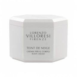 Teint de Neige - Crème pour le corps - Villoresi (200 ml) Parfum incomparable d'une belle poudre