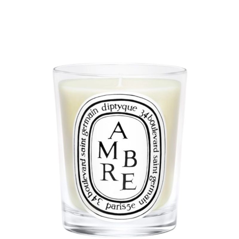 Ambre - Bougie - Diptyque - Ecrin d'ambre, baume, épices et bois précieux